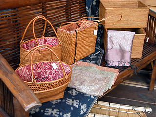 Image showing Wooden Bags