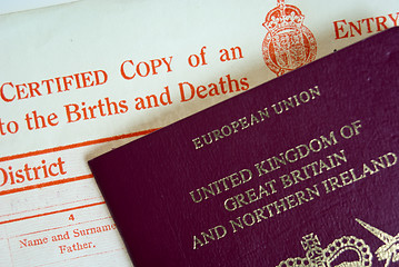 Image showing BC and Passport