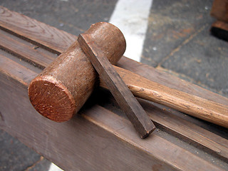 Image showing Wooden Tools