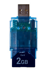 Image showing USB Card Reader - with SD card fitted