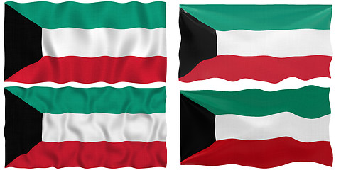 Image showing Flag of Kuwait