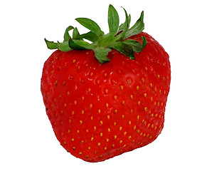 Image showing A red Strawberry