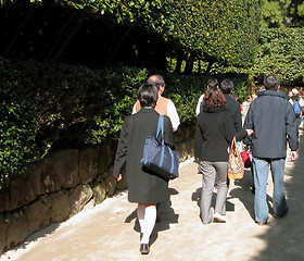 Image showing Tourists