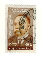 Image showing romanian stamp