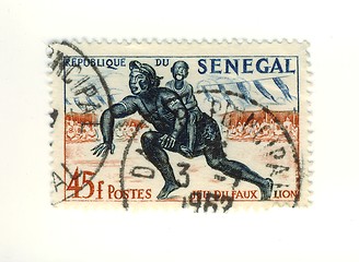 Image showing senegalese stamp