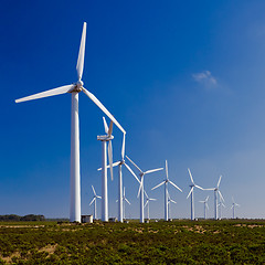 Image showing Windturbines