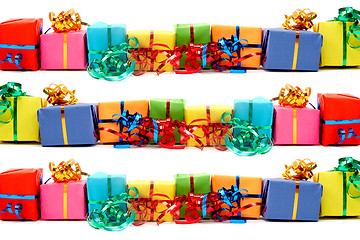 Image showing Colorful gifts