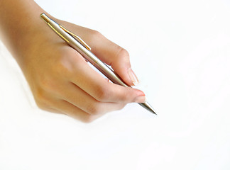 Image showing Hand writing