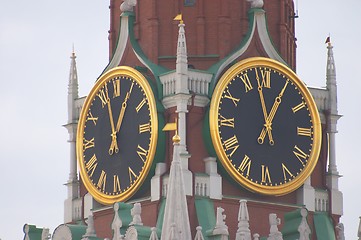 Image showing Kremlin clock