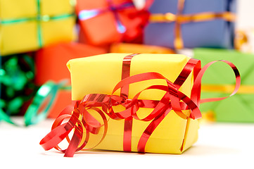 Image showing Colorful gifts