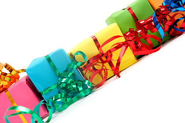 Image showing Colorful gifts