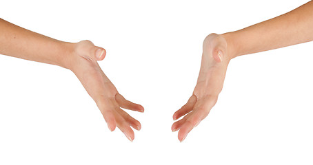 Image showing show gesture