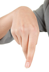 Image showing show gesture