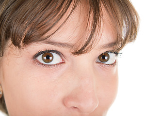 Image showing  womans eyes