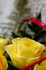 Image showing Yellow roses