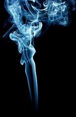 Image showing Blue smoke