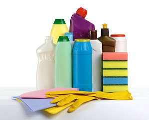 Image showing Kitchen cleaning kit