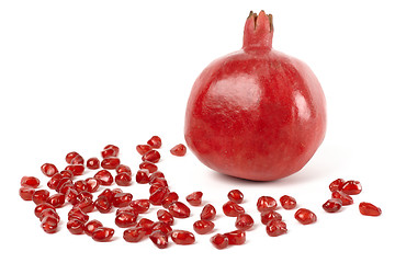 Image showing Pomegranate and seeds