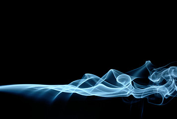 Image showing Blue smoke