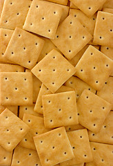 Image showing Yellow crackers background