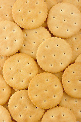 Image showing Yellow crackers background