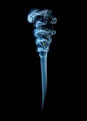 Image showing Blue smoke