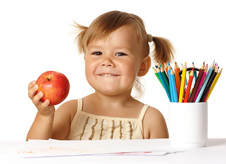 Image showing Happy child in preschool