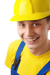 Image showing Happy young worker