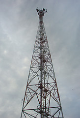 Image showing mobile transmission antenna