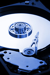 Image showing Hard drive interior