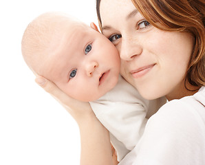 Image showing Mother holds her child