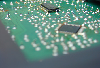 Image showing electronic components board