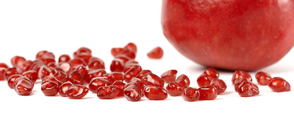 Image showing Pomegranate and seeds