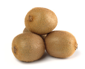 Image showing Group of ripe kiwi