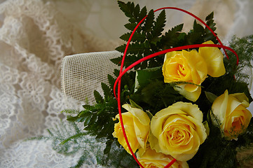 Image showing Yellow roses