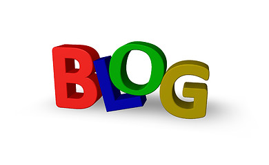 Image showing colorful blog