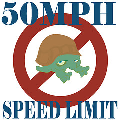 Image showing Speed turtle