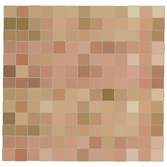 Image showing Light brown mosaic background