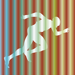 Image showing Striped runner