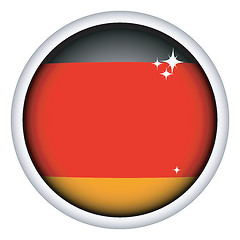 Image showing German flag button