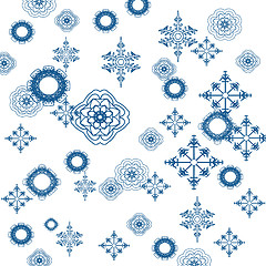 Image showing Snowflake mania