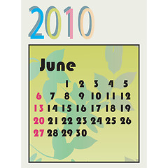 Image showing 2010 calendar