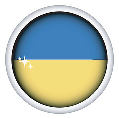 Image showing Ukranian flag button