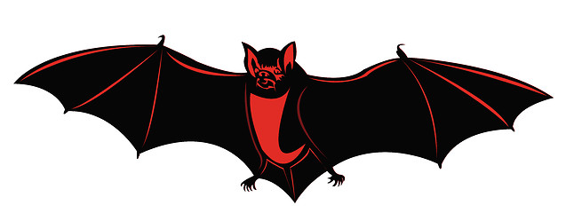 Image showing Vector bat