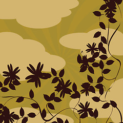 Image showing floral background