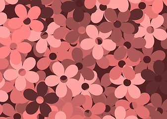 Image showing redflowers background