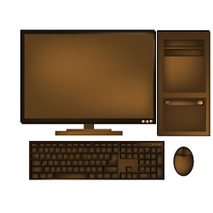 Image showing Chocolate computer