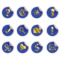 Image showing  Round stickers 