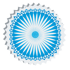 Image showing Snow flake sticker 2