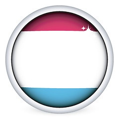 Image showing Luxembourg flag button